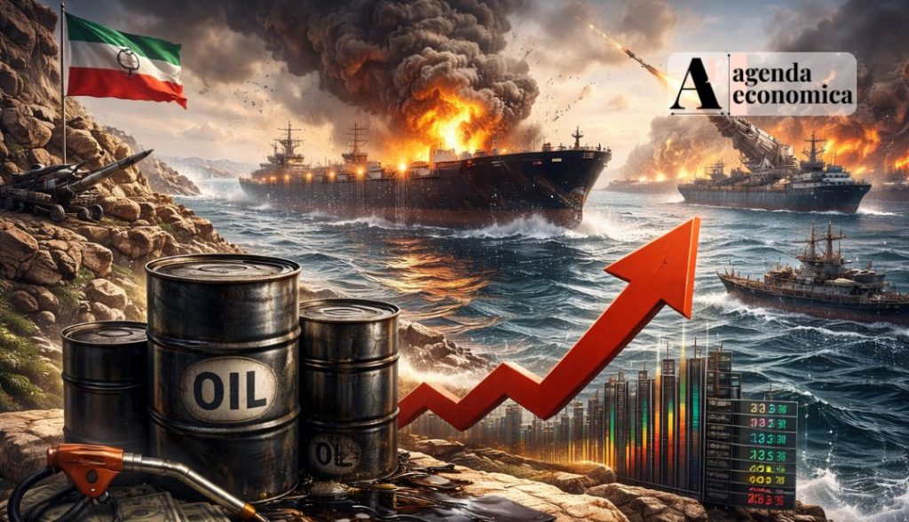 Stretto di Hormuz chiuso prezzo petrolio in rialzo