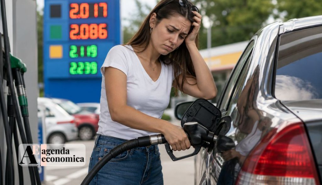 Consumatori, stangata estiva sui carburanti: fare il pieno costa fino a 6,8 euro in più